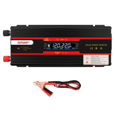 Niczu 3000W 4000W 6000W Car Inverter DC 12V 24V to AC 110V 220V Modified Sine Wave Power Voltage Converter with Smart Digital Display Screen,6000W-24V