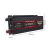 Niczu 3000W 4000W 6000W Car Inverter DC 12V 24V to AC 110V 220V Modified Sine Wave Power Voltage Converter with Smart Digital Display Screen,4000W-12V view 2