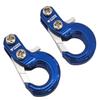 NHX RC Aluminum Premium Spring Loaded Winch Hook- Blue : 1/10 Crawler view 1