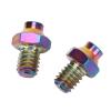 Universal Pedal Screw,8Pcs Alloy Anti Slip M4x5mm Mountain Pedal Screws Pins Studs (Dazzling) view 4