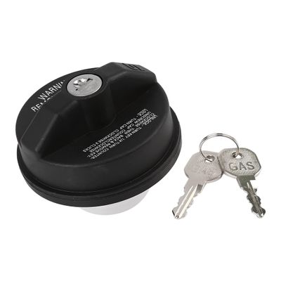 A ABSOPRO Gas Cap Locking Fuel Tank Cover 7730047020 with Keys Car Interior for Toyota Corolla 2010-2016 Black