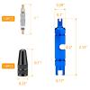 Presta Valve Core Bike Kit - 21 Pieces, Stem Removal Tool, Brass Valve Cores and Stem Caps view 2
