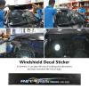 KIMISS Universal Front Windshield Decal Sticker for Cars, 51.2" x 8.3" Reflective Windscreen Sticker, Easy to Apply & Remove, Fits Most Vehicles, Windshield Lettering Decal view 3