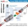 JRready ST6328-2 Deutsch DT 2 Pin Connector Kit, Solid Contacts, 5 Sets view 3