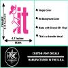 2 Pack - Redneck - Screw It - Funny | Decal Vinyl Sticker Graphics for Car Truck SUV Van Wall Window Laptop | 5.5" Width by 4.7" Height HGC3437.041 Pink view 3