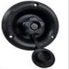 classAcustoms RV Trailer Camper City Fill Dish | Fresh Water Hose Connection | 321B3P Black | City Water Fill Dish Check Valve view 1
