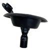 classAcustoms RV Trailer Camper City Fill Dish | Fresh Water Hose Connection | 321B3P Black | City Water Fill Dish Check Valve view 3