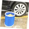 BESPORTBLE Bucket with Handle 2pcs Camping Water Container for Hiking Car and Outdoor Activities view 4