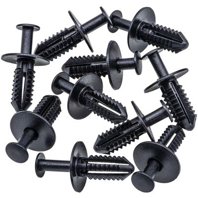 Rexka 10pcs Fender Liner Wheelhouse Liner Splash Shield Under Cover Bumper Cover Rivet Push Type Retainer Clip Fasteners for Mercedes Benz 124-990-04-92 C, CLK, CLS, E, M and R Class 1249900492