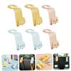 Car Storage Hooks 6pcs Cute Cartoon Cat Shape Back Seat Auto Hooks Headrest Hanger Universal Car Bag Handbag Organizer Hooks view 3