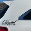 Special Edition Car, Bike Decoration Bumper Glass Vinyl Decal Sticker (Version-01) view 3