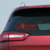 Special Edition Car, Bike Decoration Bumper Glass Vinyl Decal Sticker (Version-01) view 4