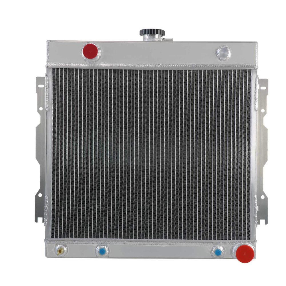 KUUHLERSAT Performance Aluminum Radiator Compatible with 1970-1979 Dodge D/W 100 200 300 Ramcharger 5.2L 5.9L V8, 3 Rows Radiator