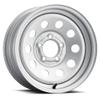 Allied Wheel 27S Silver Mod 15X6 5X4.5 Trailer Wheel, Durable Gloss Silver Finish Steel Wheel for Trailers, Protective E-Coating view 1