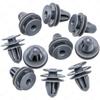 Rexka 10pcs Door Trim Panel Retainer Clip Gray Nylon for Honda Acura 91560-SP0-003 Accord Civic CR-V Odyssey view 1