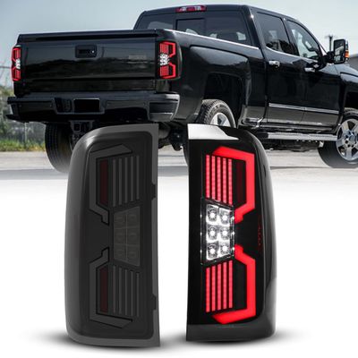 CPW Tail Light for 2014-2018 Chevy Silverado 1500 Black/Smoke
