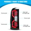 CPW Tail Light for 2014-2018 Chevy Silverado 1500 Black/Smoke view 2