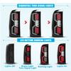 CPW Tail Light for 2014-2018 Chevy Silverado 1500 Black/Smoke view 4