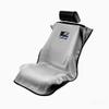 Seat Armour Seat Protector Towel Police USA Flag Design Soft Machine Washable Car Seat Cover Towel Easy to Install, Multipurpose Car Seat Towel Gray view 1
