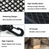 JINYISI 4 Hooks Car Trunk Cargo Net Mesh Storage Organizer,for Lincoln Nautilus 2019 2020 view 4