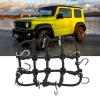 Dilwe RC Luggage Net, 65x84mm 2 Colors Rack Net Simulation Stainless Steel Rubber RC Truck Car Roof Luggage Rack for Jimny RC Car RC Accessories(Black) view 2