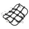 Dilwe RC Luggage Net, 65x84mm 2 Colors Rack Net Simulation Stainless Steel Rubber RC Truck Car Roof Luggage Rack for Jimny RC Car RC Accessories(Black) view 4