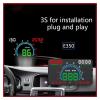 E350 OBD2 II HUD Car Display 5.8 Inch Screen Easy Plug and Play Overspeed Alarm Fuel Consumption Display hud Projector Let You Drive More Comfortable view 3