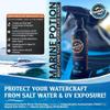 WavesRx High-Performance Ceramic Spray Coating for Boats & Jet Skis (AquaShield+) | Marine Grade SiO2 Sealant Protects from Salt, Contaminants & UV Damage | Fast Wax Silicon Dioxide Hydrophobic Polish view 3