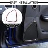 JWWY Speaker Audio Roof HornTrim for 2015-2022 Dodge Charger Red Accessories Carbon Fiber 4PCS view 4