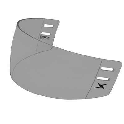 TronX S30 Straight-Cut Hockey Helmet Smoke Tinted Visor (Anti-Scratch/Anti-Fog) CE Certified