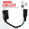 SOAJEE Ignition Key Switch Compatible with Polaris 0453415 Phoenix 200 2005-2022 Sawtooth 200 2006 ATV view 4
