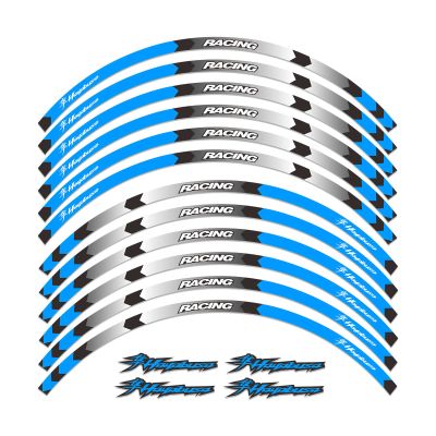 ANTMOTO Motorcycle Rim Stripes Decals Wheel Sticker Reflective Tape for Suzuki Hayabusa GSXR1300 1999-2012