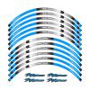 ANTMOTO Motorcycle Rim Stripes Decals Wheel Sticker Reflective Tape for Suzuki Hayabusa GSXR1300 1999-2012 view 1