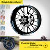 ANTMOTO Motorcycle Rim Stripes Decals Wheel Sticker Reflective Tape for Suzuki Hayabusa GSXR1300 1999-2012 view 2