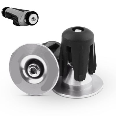 Aluminum adjust Handlebar bikes Bar Ends , Handlebar End Plugs , Cycling bikes Bar Ends Plug hat for Road , Mountain , Most Bikes (Silver) , Handlebar End Plugs , Aluminum adjust HandlebarHandlebar