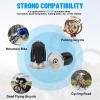 Aluminum adjust Handlebar bikes Bar Ends , Handlebar End Plugs , Cycling bikes Bar Ends Plug hat for Road , Mountain , Most Bikes (Silver) , Handlebar End Plugs , Aluminum adjust HandlebarHandlebar view 2