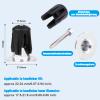 Aluminum adjust Handlebar bikes Bar Ends , Handlebar End Plugs , Cycling bikes Bar Ends Plug hat for Road , Mountain , Most Bikes (Silver) , Handlebar End Plugs , Aluminum adjust HandlebarHandlebar view 4