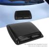 Aramox Hood Air Intake Cover, Hood Scoop Vent Bonnet Cover Decorative Air Intake Covers with Self Adhesive Design for Cars(Bright black) view 3