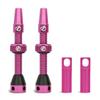 Thinvik Presta Tubeless Valve Stem 48mm,Super Light Alloy for Tubeless Tires-2 Tubeless Valve Stems (with Aluminum Alloy Valve Cap) + Valve Core Removal Tool(Pink) view 1