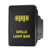 12V 3A ON-Off Push Button Switch 9C36O Grille Light BAR Dual LEDs Amber for Toyota RAV4 Tacoma Tundra Highlander 4Runner Sequoia etc view 1
