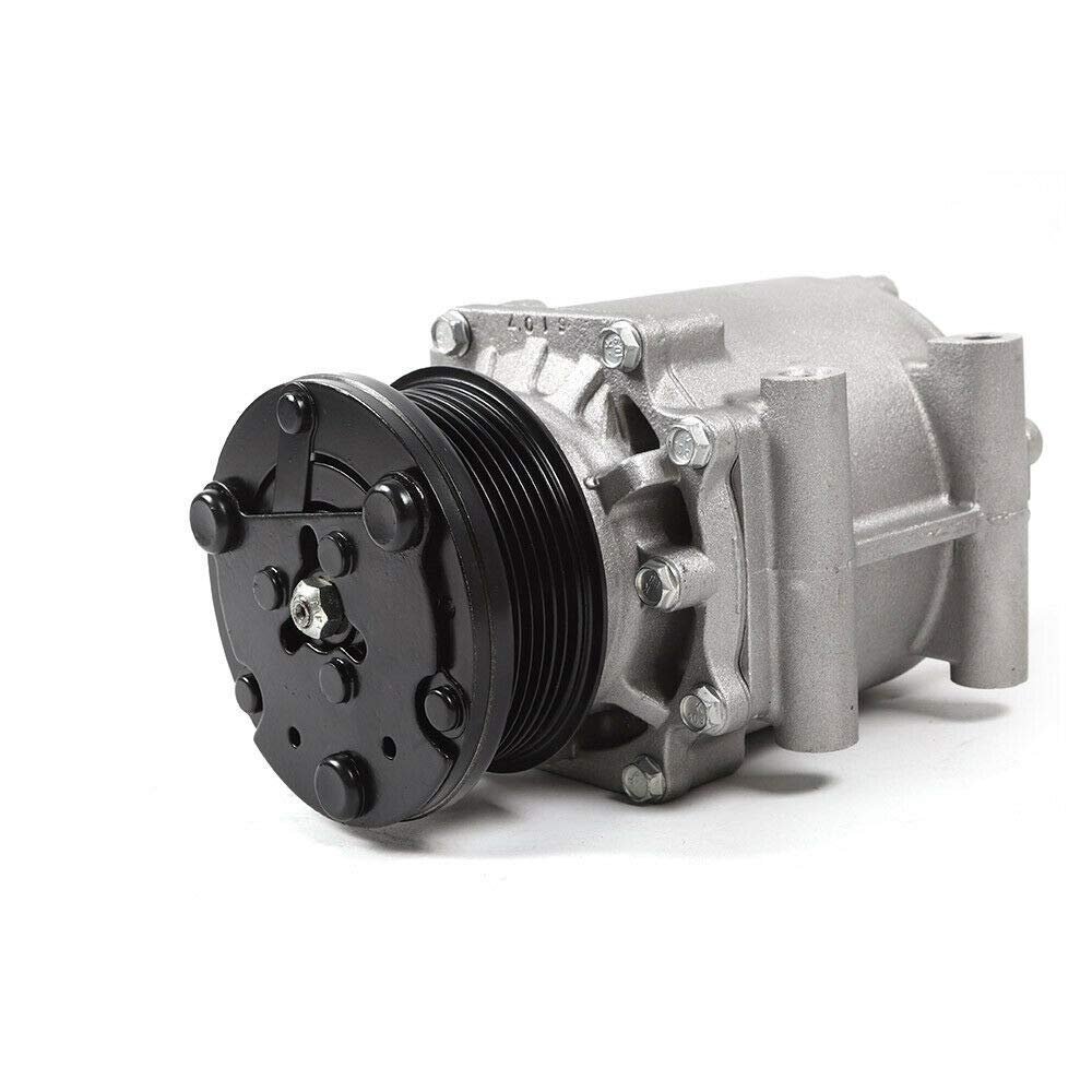 BJTDLLX AC Compressor & A/C Clutch CO 2486AC Fit for Ford Crown Victoria/E Series/Expedition/Explorer 5.4L 4.6L 2001 2002 2003 2004 2005 2006 2007, Air Conditioner Compressor W/Clutch YCC168 6511472
