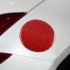 FINMOKAL Red Carbon Fiber Door Fuel Tank Gas Cap Cover Trim Fit for Nissan 370Z 2009-2021 view 1