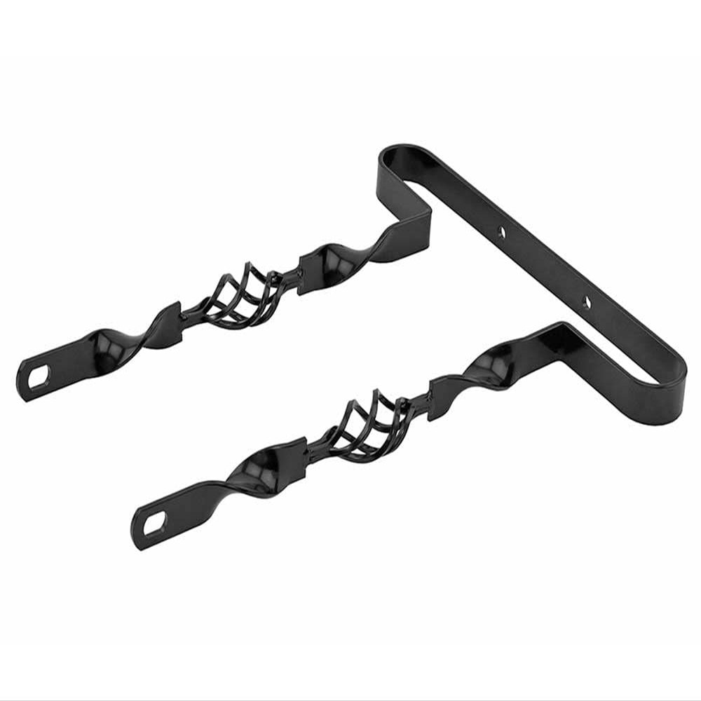 ALTALINE Bicycle Flat Twisted Bird-Caged 20" Bicycle Lowrider Bike Bumper Rear/Front, Multiple Colors. (Black)