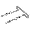 ALTALINE Bicycle Flat Twisted Bird-Caged 20" Bicycle Lowrider Bike Bumper Rear/Front, Multiple Colors. (Chrome) view 1