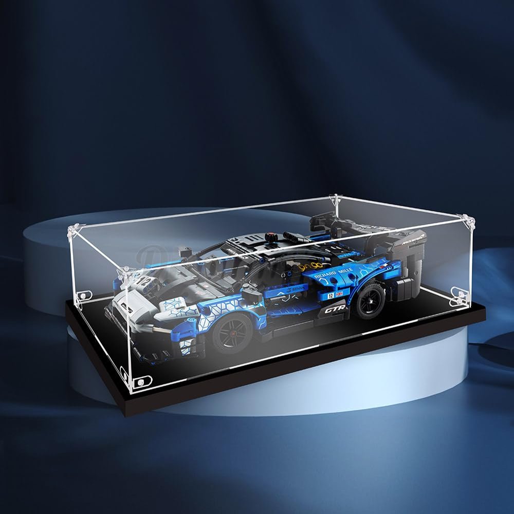 Acrylic Display case with Screw for McLaren Senna GT 42123 (Model Set is not Included) (No Background)