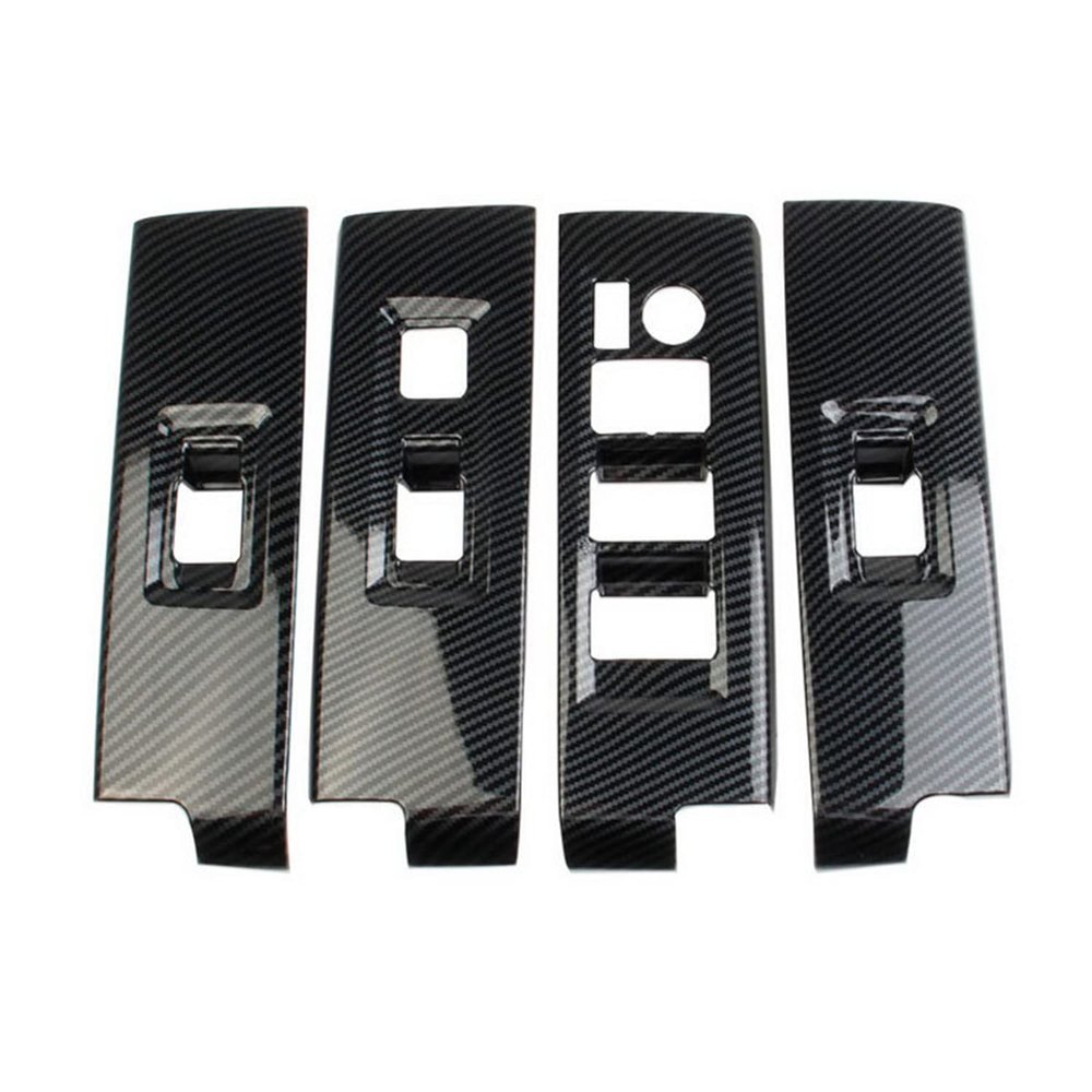 Car Window Lift Switch Button Panel Cover Trim Accessories for Toyota Tundra 2022-2024 with Sequoia 2023 2024
