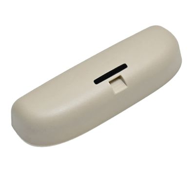Car Glasses Storage Box Car Glasses Case Sun Glasses Holder Sunglasses Box, for Audi A4 B8 B9 A3 8V Q3 Q5 Q7 Q2 A6 2013-2021,Beige