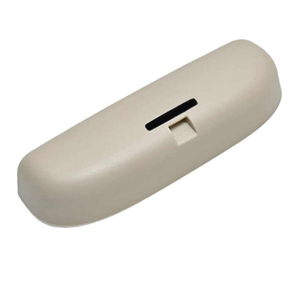 Car Glasses Storage Box Car Glasses Case Sun Glasses Holder Sunglasses Box, for Audi A4 B8 B9 A3 8V Q3 Q5 Q7 Q2 A6 2013-2021,Beige