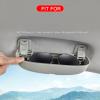 Car Glasses Storage Box Car Glasses Case Sun Glasses Holder Sunglasses Box, for Audi A4 B8 B9 A3 8V Q3 Q5 Q7 Q2 A6 2013-2021,Beige view 3