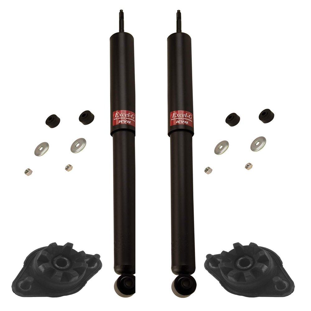 Newparts Rear Shock Absorbers & Upper Mounts Kit For Chevrolet Beretta